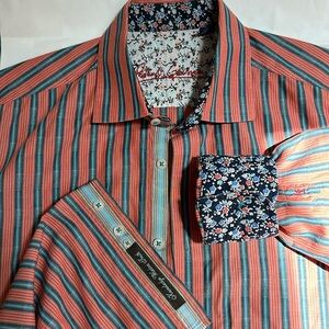 Robert Graham long sleeve shirt. Size L